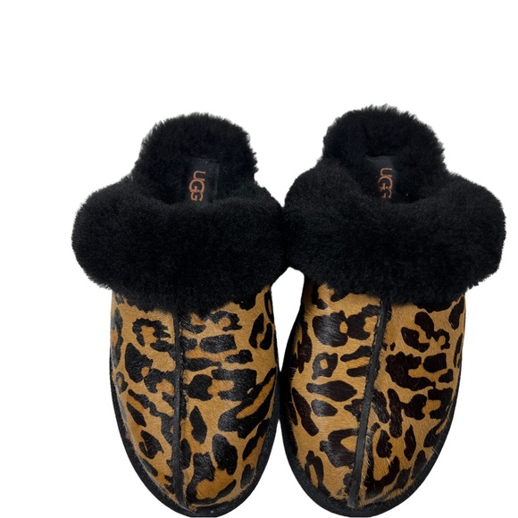 UGG Scuffette II Panther Print Slippers Size 6 - Picture 2 of 7